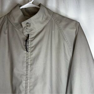 Vintage London Fog Jacket Mens 44
Long Khaki Gab Bomber USA Made
Reeves 80s 90s